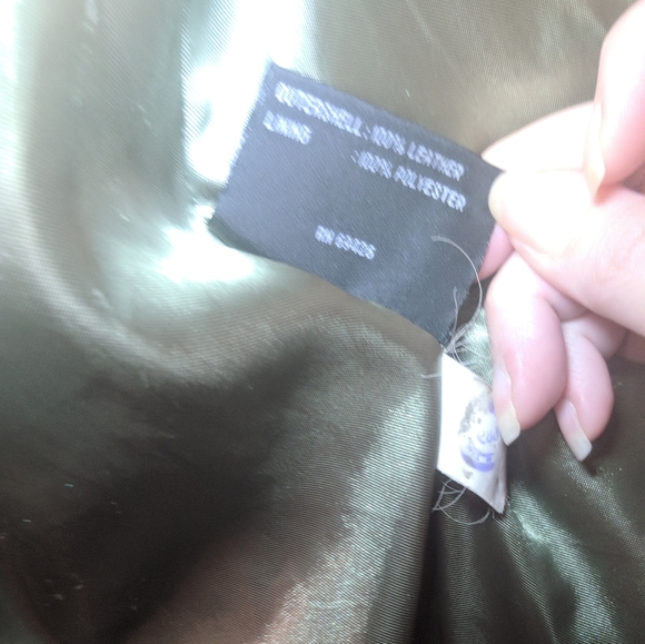 Maxima Wilson Brown Leather Jacket Medium - Picture 11 of 11